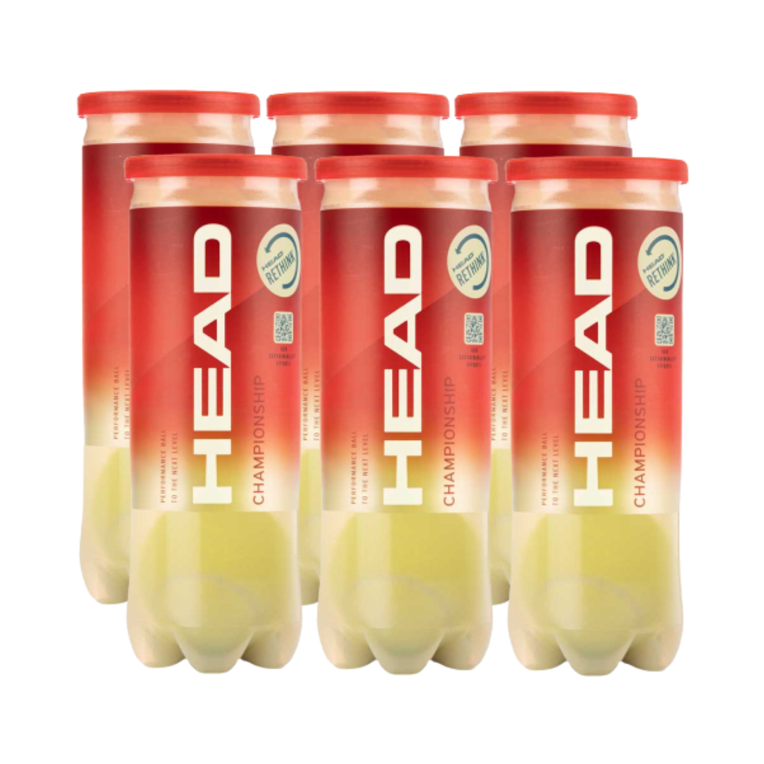 Pelotas De Tenis Head Championship 6 Pack