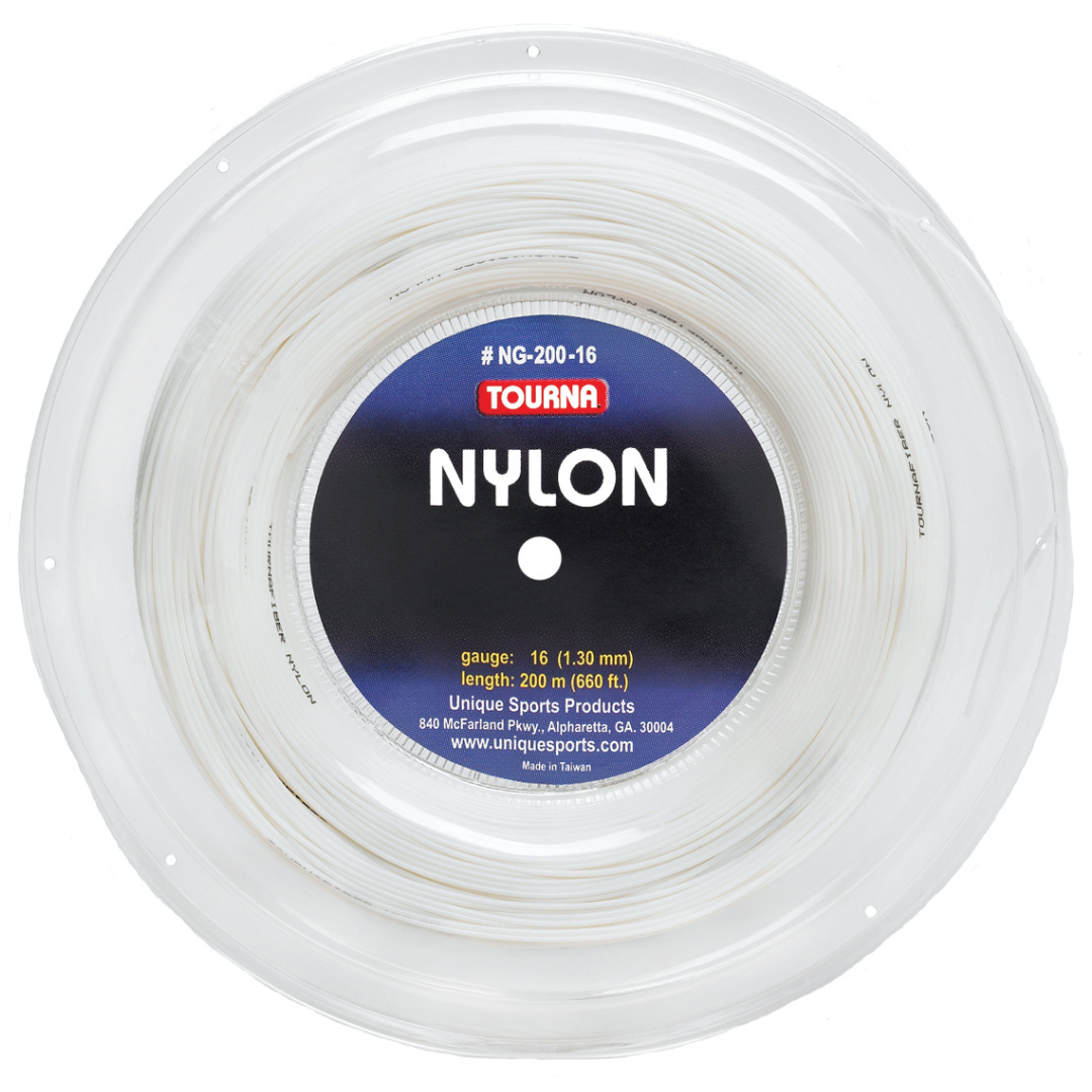 Cuerda Para Raqueta De Tenis Tourna Nylon- Rollo 200m