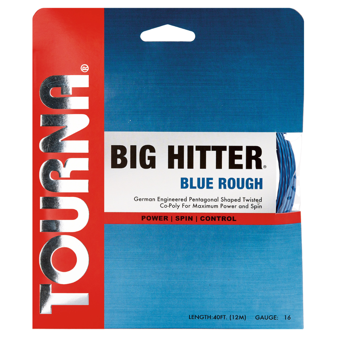 Cuerda Para Raqueta de Tenis Tourna Big Hitter Blue Rough Set 12m