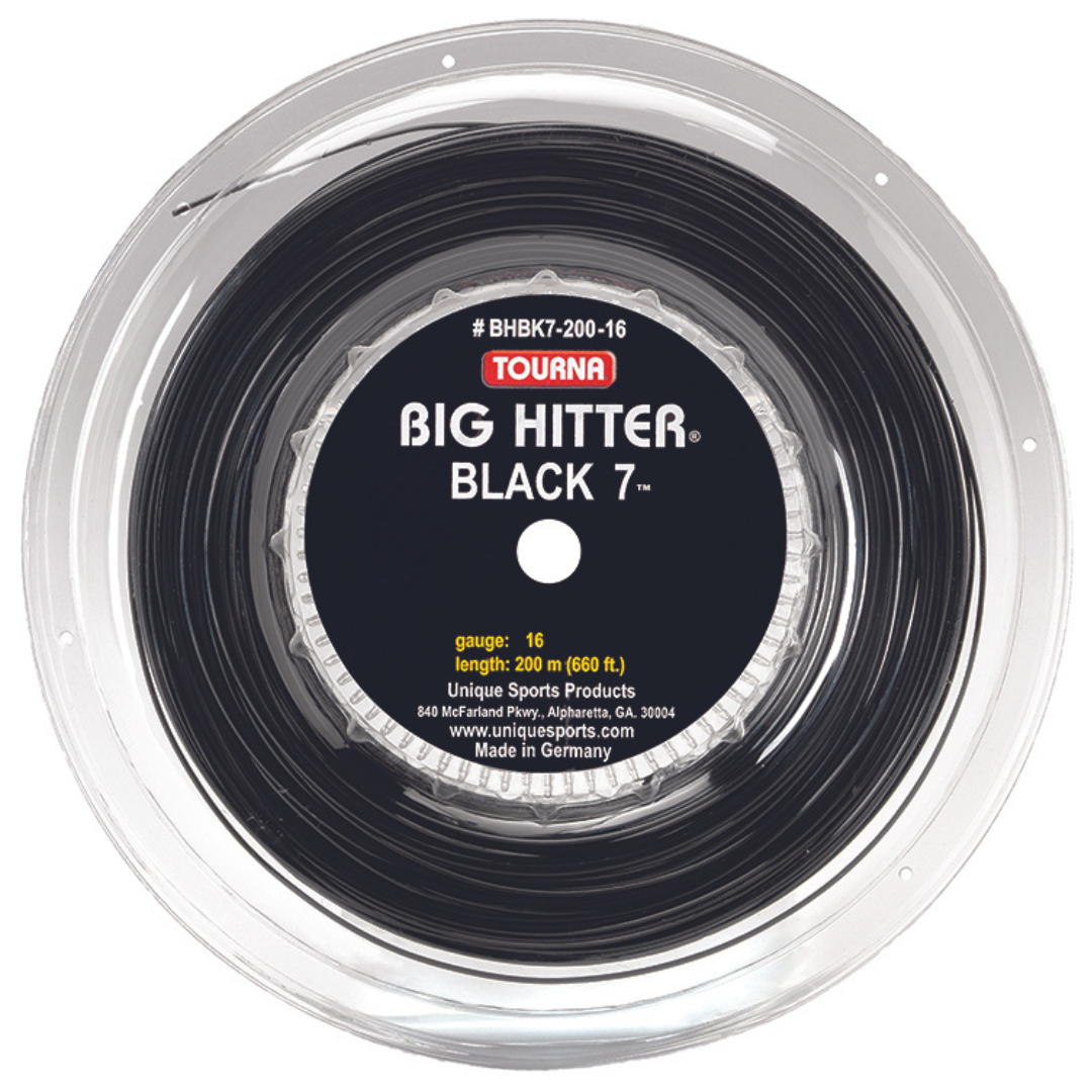 Cuerda Para Raqueta De Tenis Tourna Big Hitter Black 7-Rollo 200m