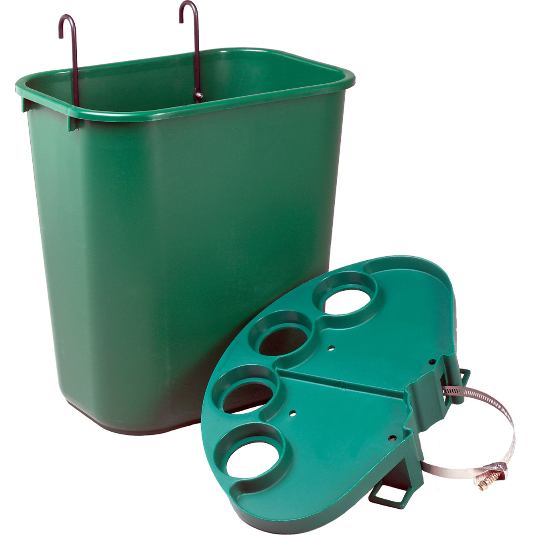Cesto de Basura con Bandeja para Cancha de Tenis Tourna