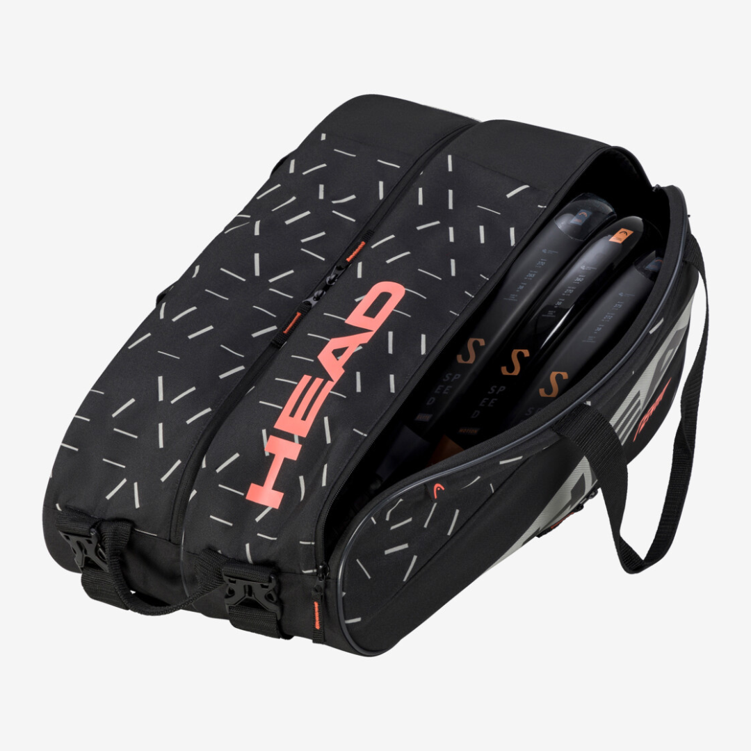 Maleta Head Team Padel Negro/Gris