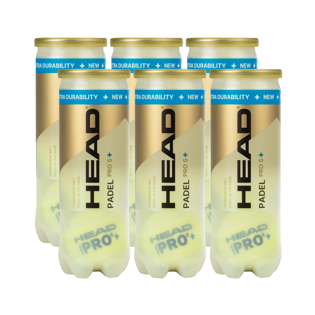 Pelotas Head Padel Pro S+ 6 Pack