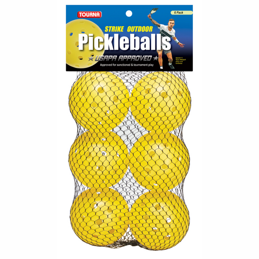 Pelotas de Pickleball Tourna para Exterior 6 Pz