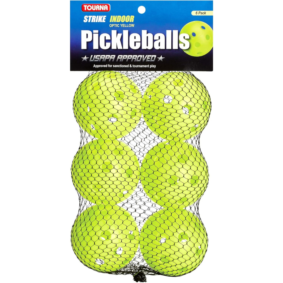 Pelotas De Pickleball Tourna Para Interior 6 Pz