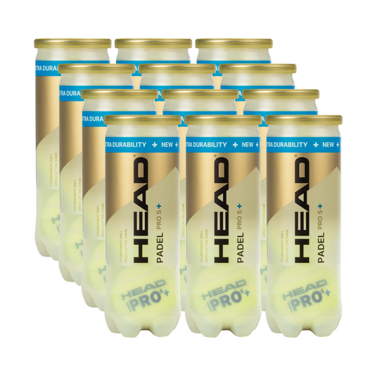 Pelotas Head Padel Pro S+ 12 Pack