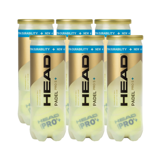 Pelotas Head Padel Pro S+ 6 Pack